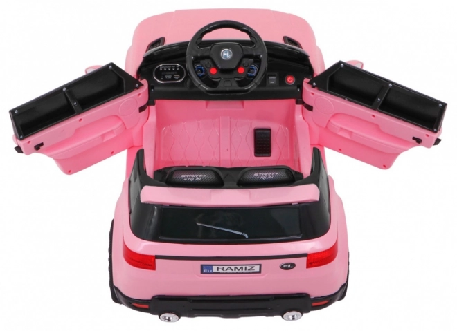 Električni autić Land Rapid Racer ružičasti
