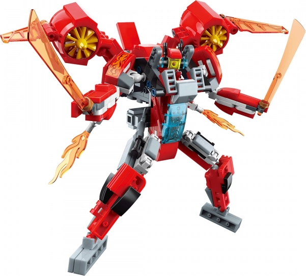 Qman Flame Blade Raider – građevni set robot i lovac 2u1