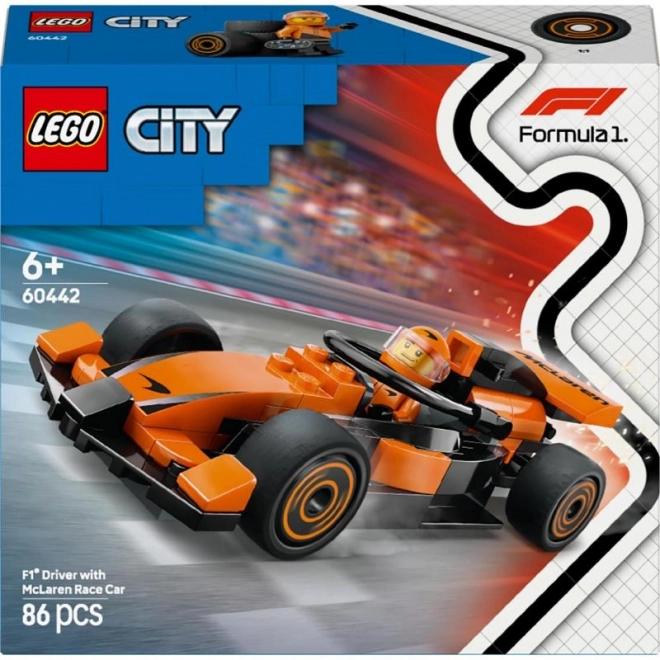 LEGO® City 60442 Vozač F1 s trkaćim automobilom McLaren