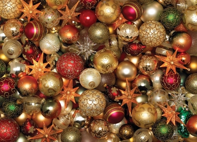 Puzzle Božićne kuglice 500 dijelova