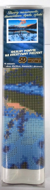 Norimpex Dijamantno slikanje Zimski mir 30x40 cm