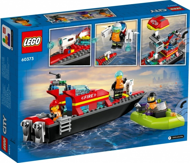 LEGO® City 60373 Vatrogasni spasilački brod i čamac