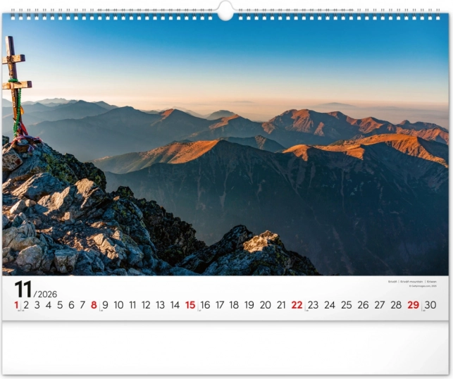 Zidni kalendar Magične Tatre 2026