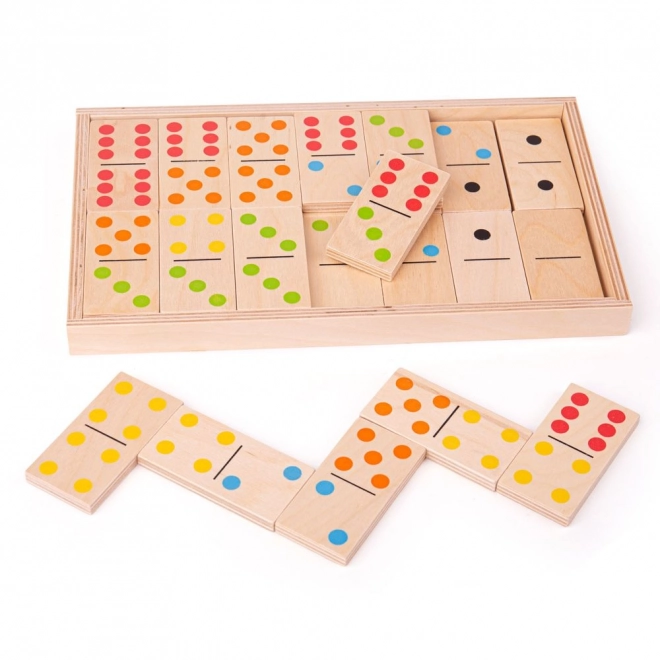 Bigjigs Toys Velike drvene domino