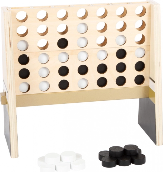 Drvena igra Četiri u nizu Small Foot Gold Edition