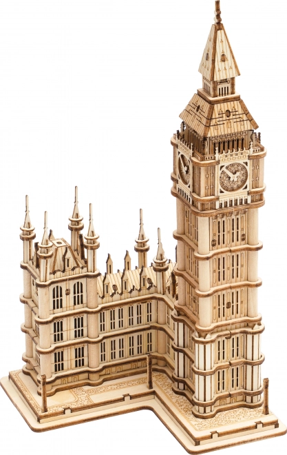 RoboTime drveni 3D puzzle sat toranj Big Ben svijetleći