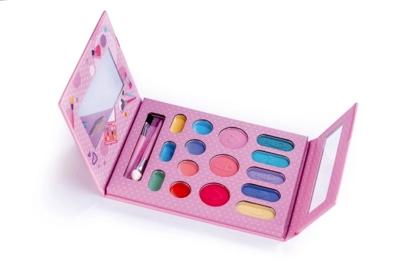 Dječji set šminke beauted paleta sa zrcalom na magnetsko zatvaranje 11x14,5x1cm u foliji
