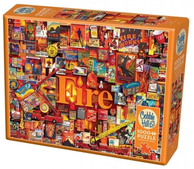 Puzzle COBBLE HILL Vatra 1000 komada