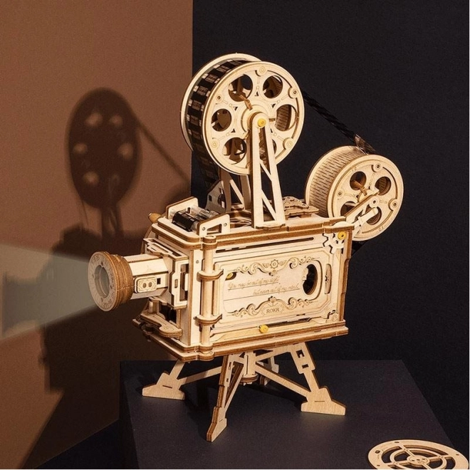 RoboTime 3D drvene mehaničke puzzle Filmski projektor
