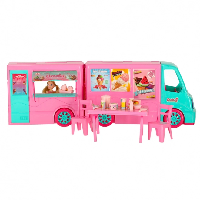 Kamper za lutke s food truckom