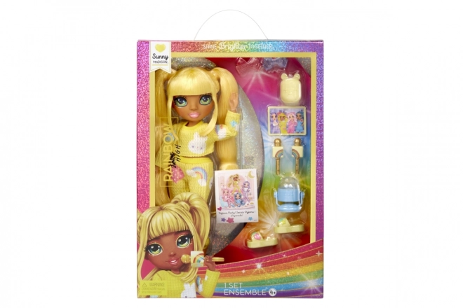 Rainbow High Junior Fashion lutka u pidžami - Sunny Madison