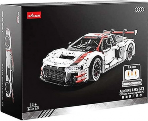 Konstrukcijska igračka RC Auto Audi R8 1:8 od Rastar s 3322 dijelova