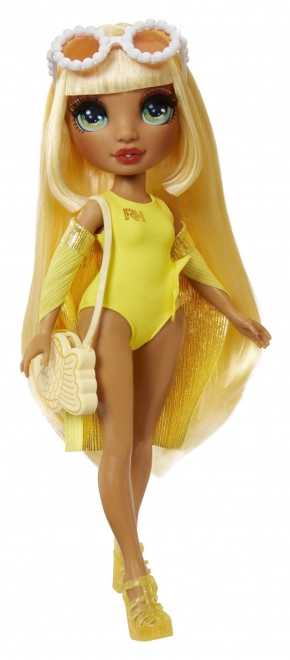 Rainbow High moderna lutka Swim Style Sunny Yellow