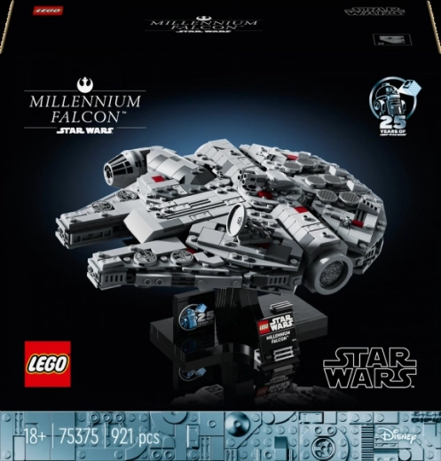 Lego Star Wars 75375 Millennium Falcon – kolekcionarski model za odrasle