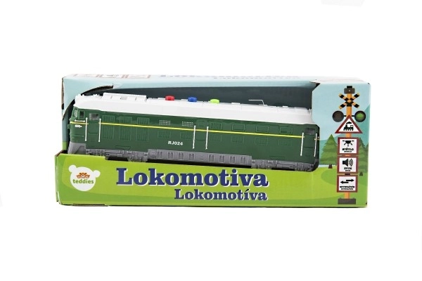 Plastična lokomotiva s svjetlosnim i zvučnim efektima