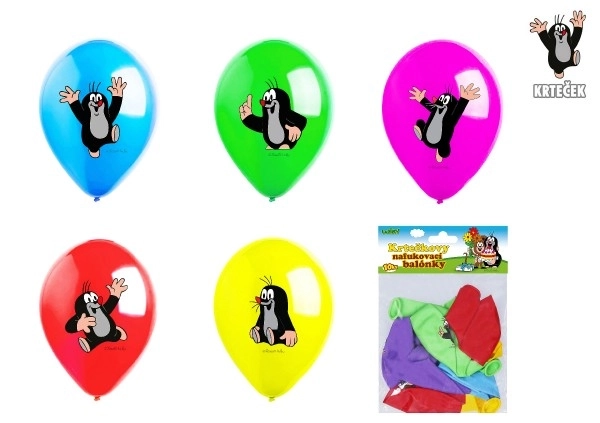 Napuhani balon Krtek 30 cm - 10 komada