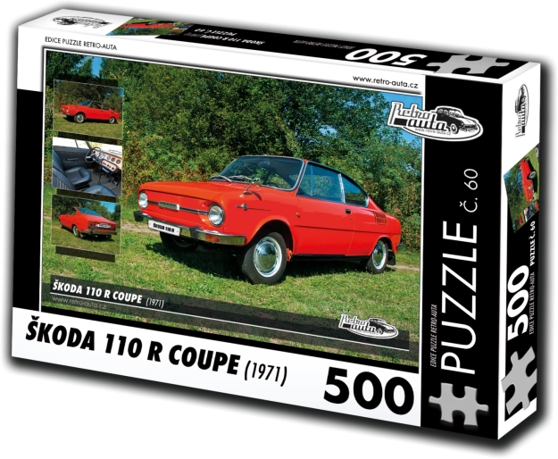 Puzzle RETRO-AUTA Škoda 110 R Coupé 500 dijelova