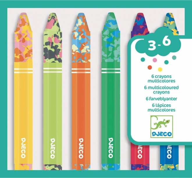 DJECO Rainbow voskove bojice
