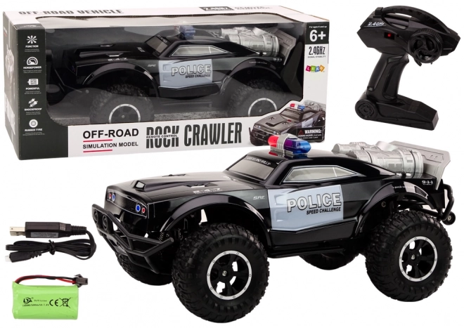 RC daljinski kontrolni terenski policijski auto 1:8