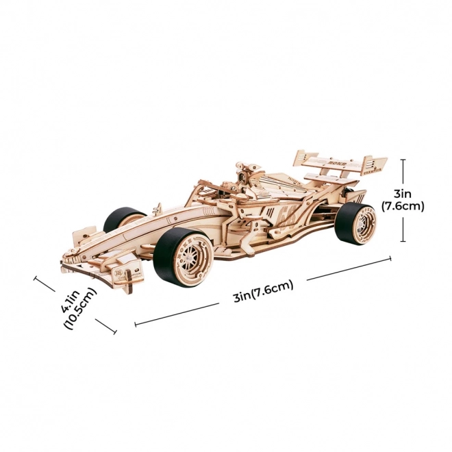 RoboTime 3D drvena slagalica Utrka auto