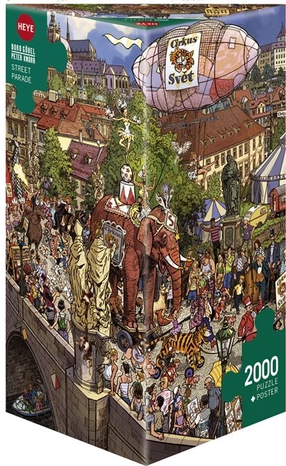 Puzzle Ulična povorka 2000 dijelova