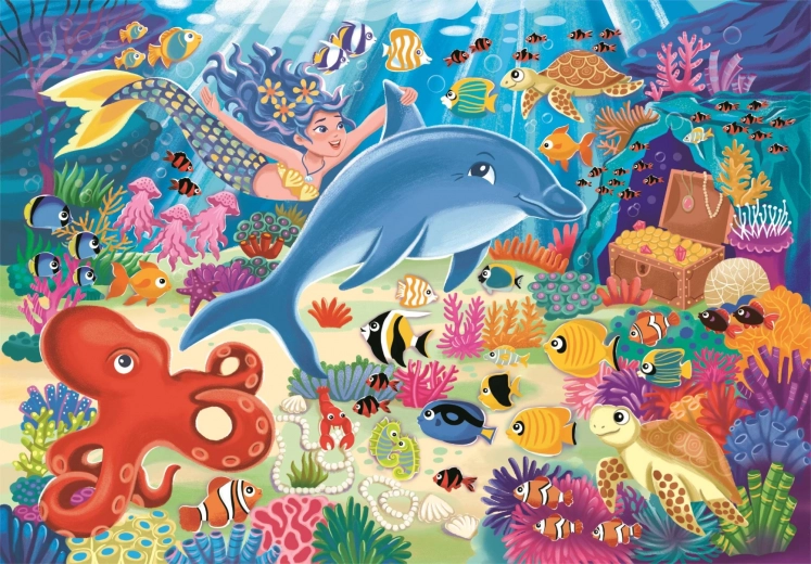 Clementoni Puzzle Zabava pod vodom 30 dijelova
