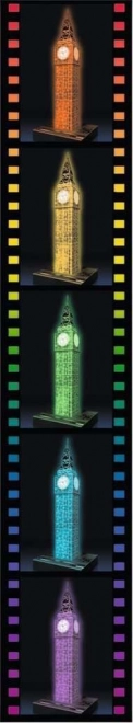 Puzzle 216 dijelova 3D Big Ben Noć
