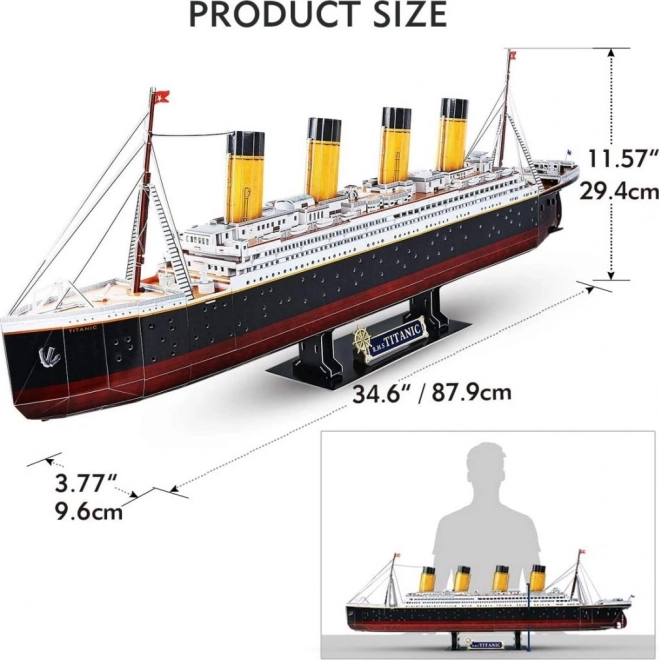 3D LED Puzzle Titanic