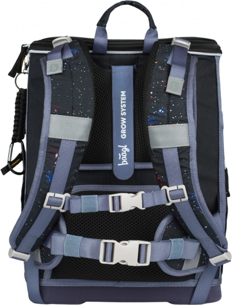 Školski set BAAGL: Zippy Plus Pixel Space - torba, pernica, vrećica