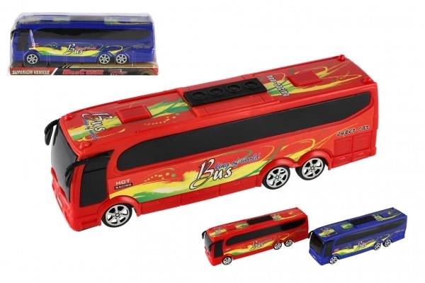 Plastični autobus 25cm na inerciju u kutiji