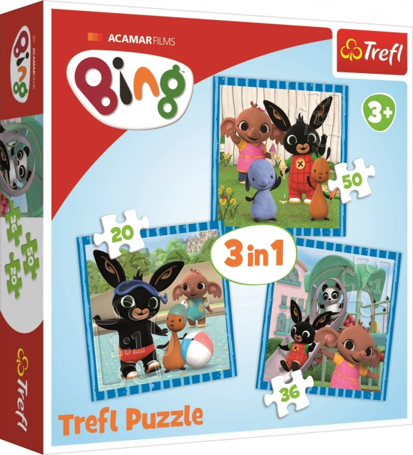 Puzzle Bing Kraljić - Zabava s prijateljima