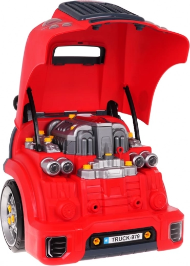 Otvoriva hauba i rastavljiv motor