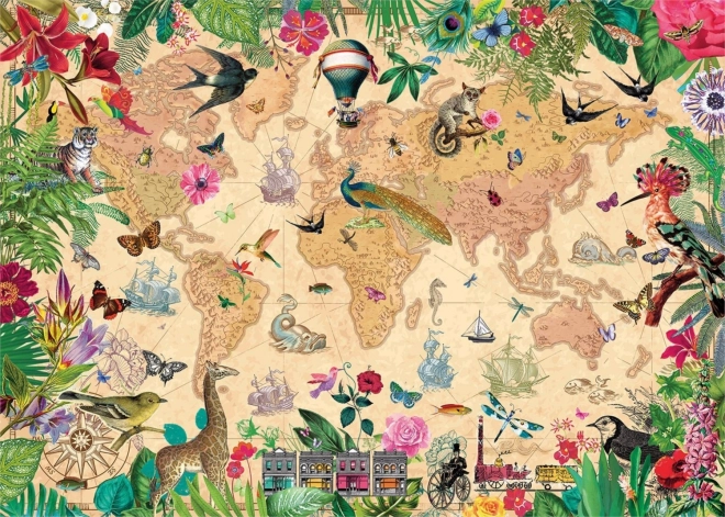 Puzzle Svijet pun života 1000 dijelova od Gibsons