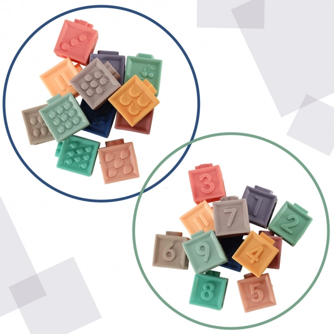 Šarene edukacijske mekane puzzle s lopticama