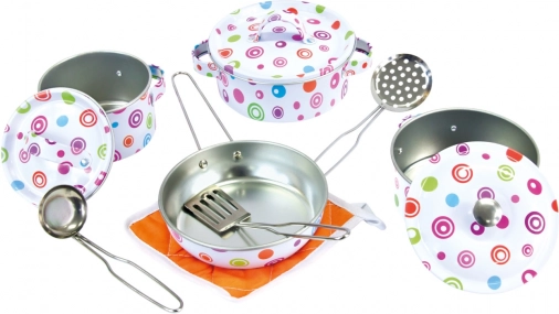 Realističan metalni set za malu kuhinju