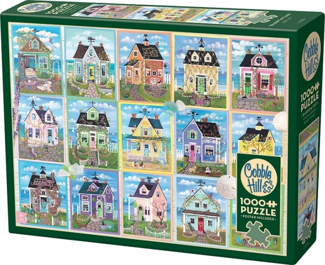 Puzzle Kućice uz More COBBLE HILL 1000 Djelova