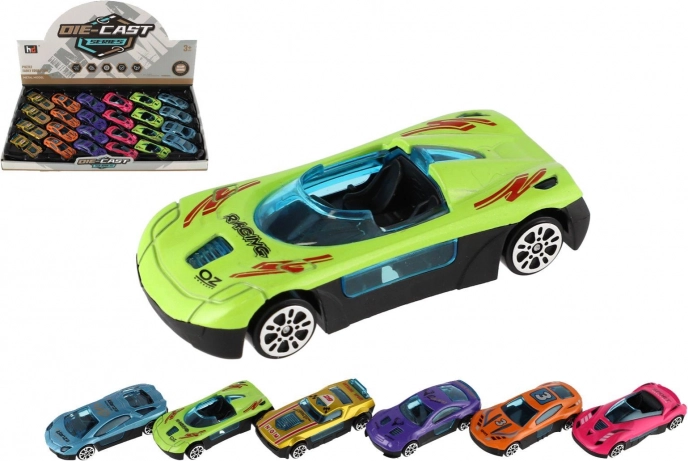 Mini trkaći autići 7 cm – metalno-plastični set, slobodna vožnja, mix boja