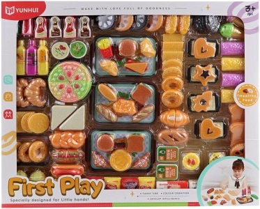 Veliki Set Plastične Hrane za Djecu