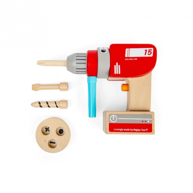 Bigjigs Toys Drvena bušilica
