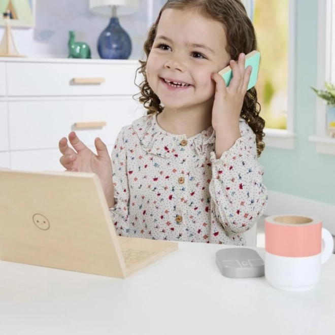 Fisher-Price drveni set rada od kuće za djecu (9 dijelova)