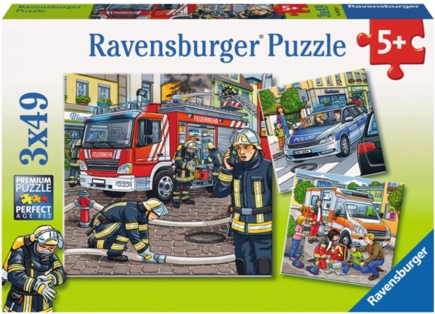 Ravensburger puzzle Spasioci 3×49 dijelova