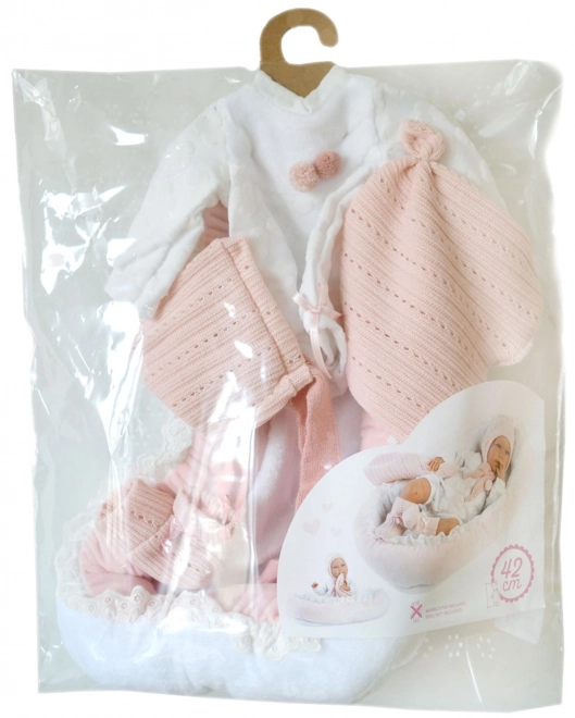 Odjeća za lutku bebu veličine 40–42 cm s dodacima