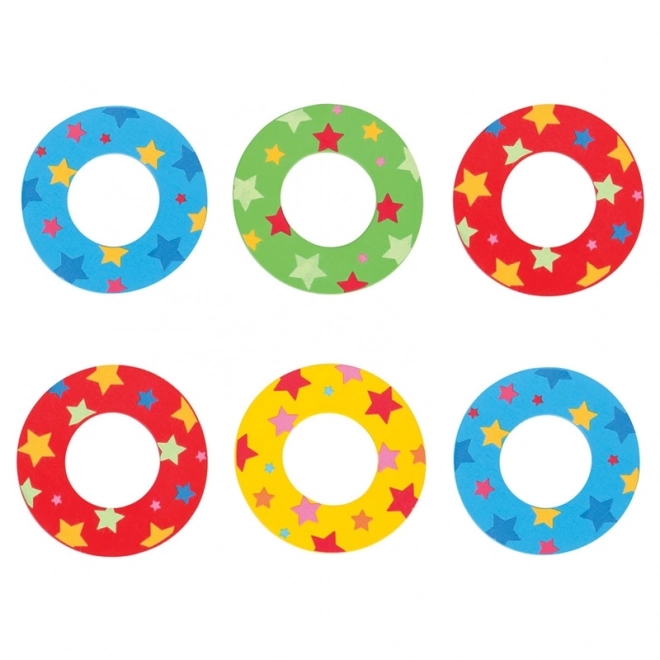 Bigjigs Toys Drveno slovo s zvjezdicama - O
