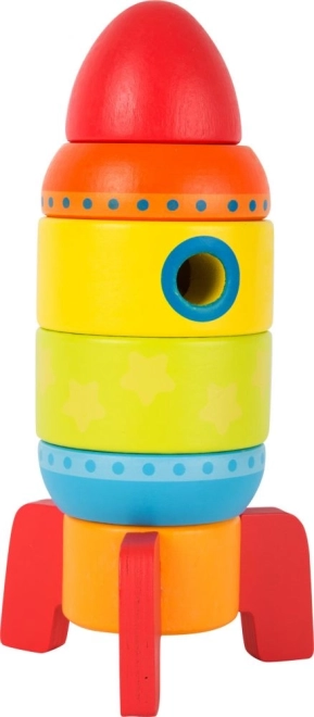Mala drvena raketa u bojama