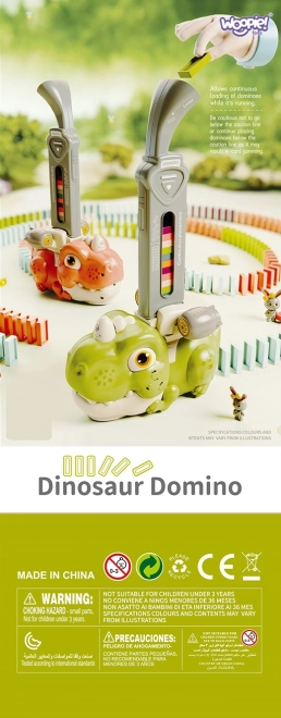 Električna lokomotiva dinosaurus na kocke Domino