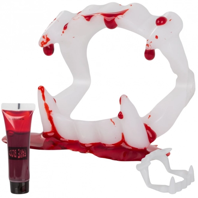 Set lažnih zuba i krvi za Halloween