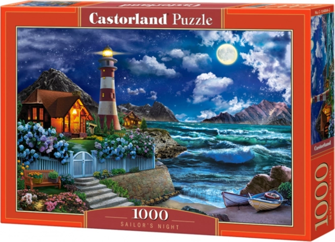 Puzzle 1000 dijelova Noć mornara, Svjetionik