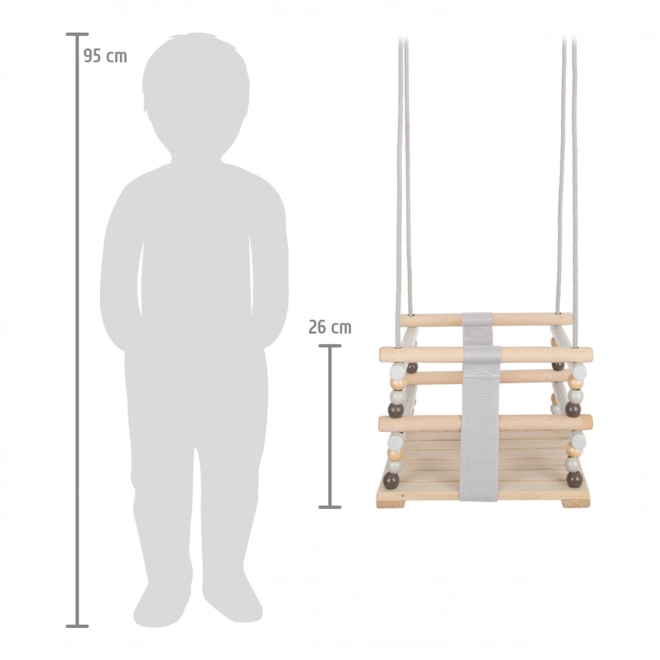 Small Foot Drvena ljuljačka skandinavska