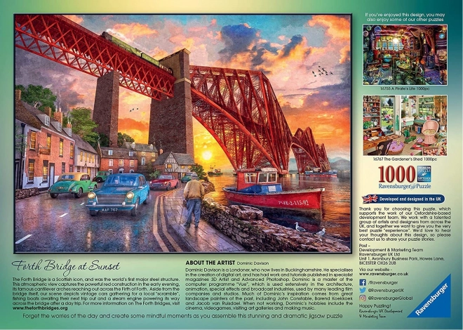 Puzzle 1000 kom Most pri izlasku sunca