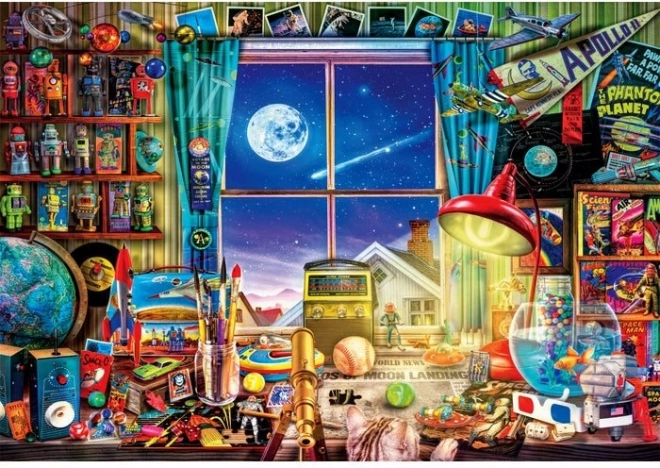 Clementoni puzzle putovanje na Mjesec 500 dijelova